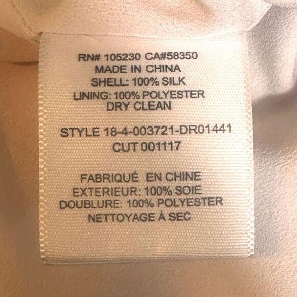 JOIE Kayane Asymmetrical Tiered Ruffle Silk Dress Rose Bud Size 0 📦 - Picture 7 of 10